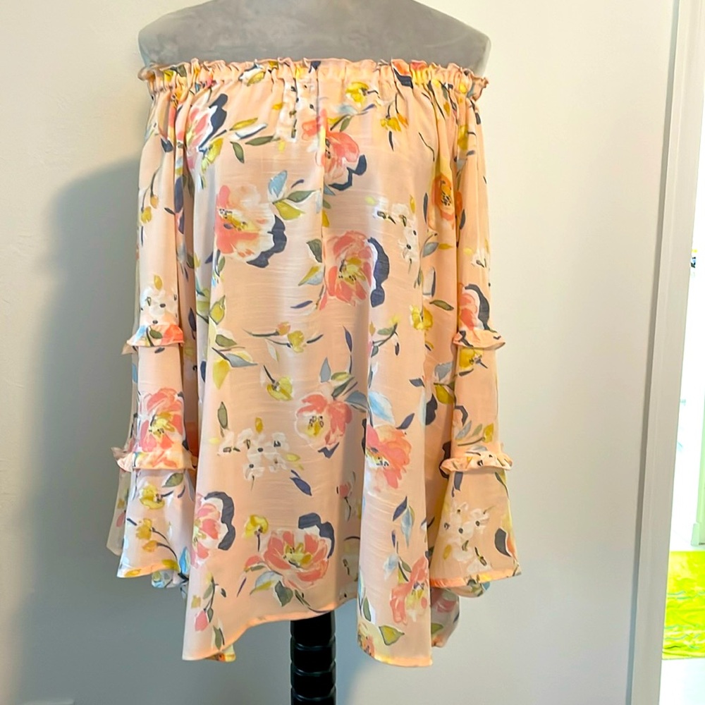 Zac&Rachel Bohemia women’s shirt. Soring colors, loose fit. Size XL